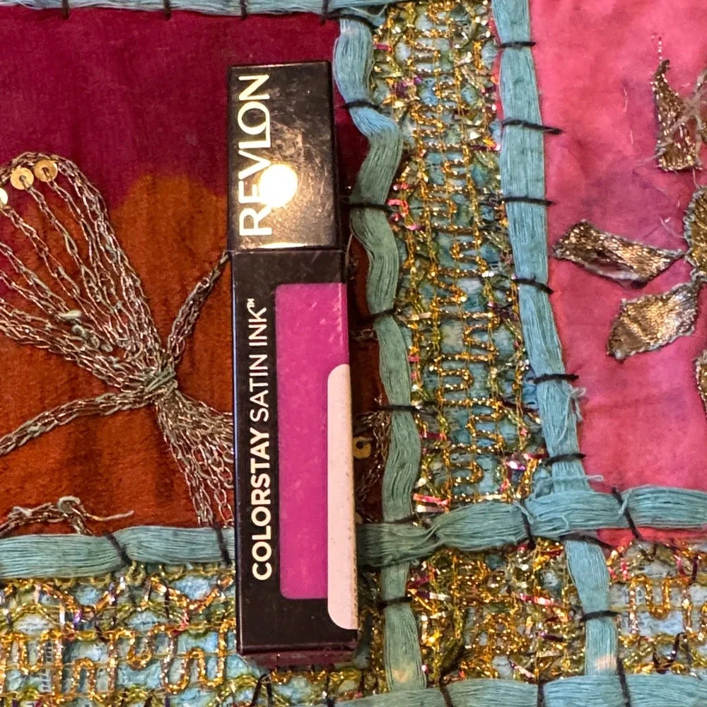 Revlon Satin Ink Lipstick in Bold Pink